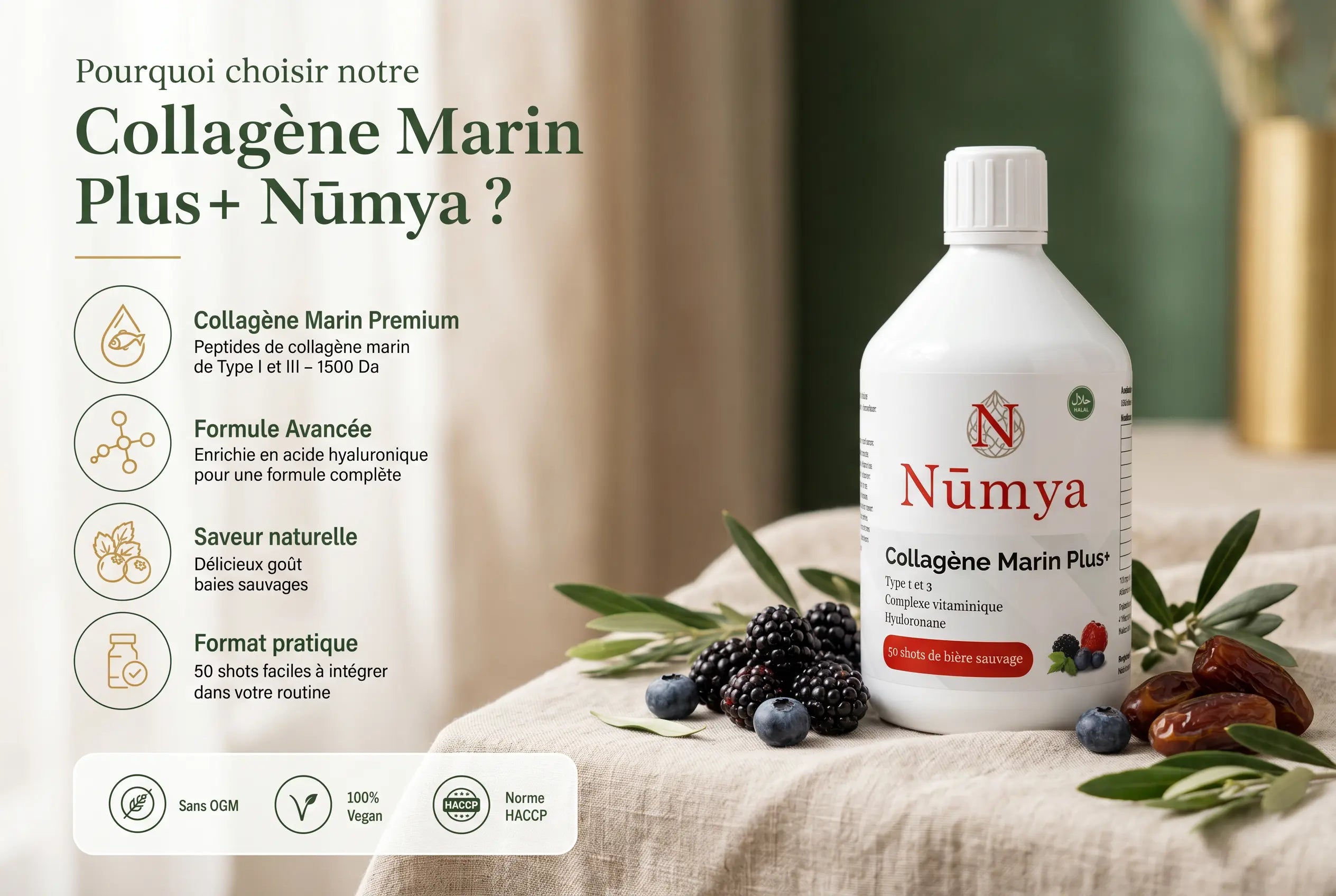 Collagène marin en poudre : avis, gélules ou shots ? Nūmya