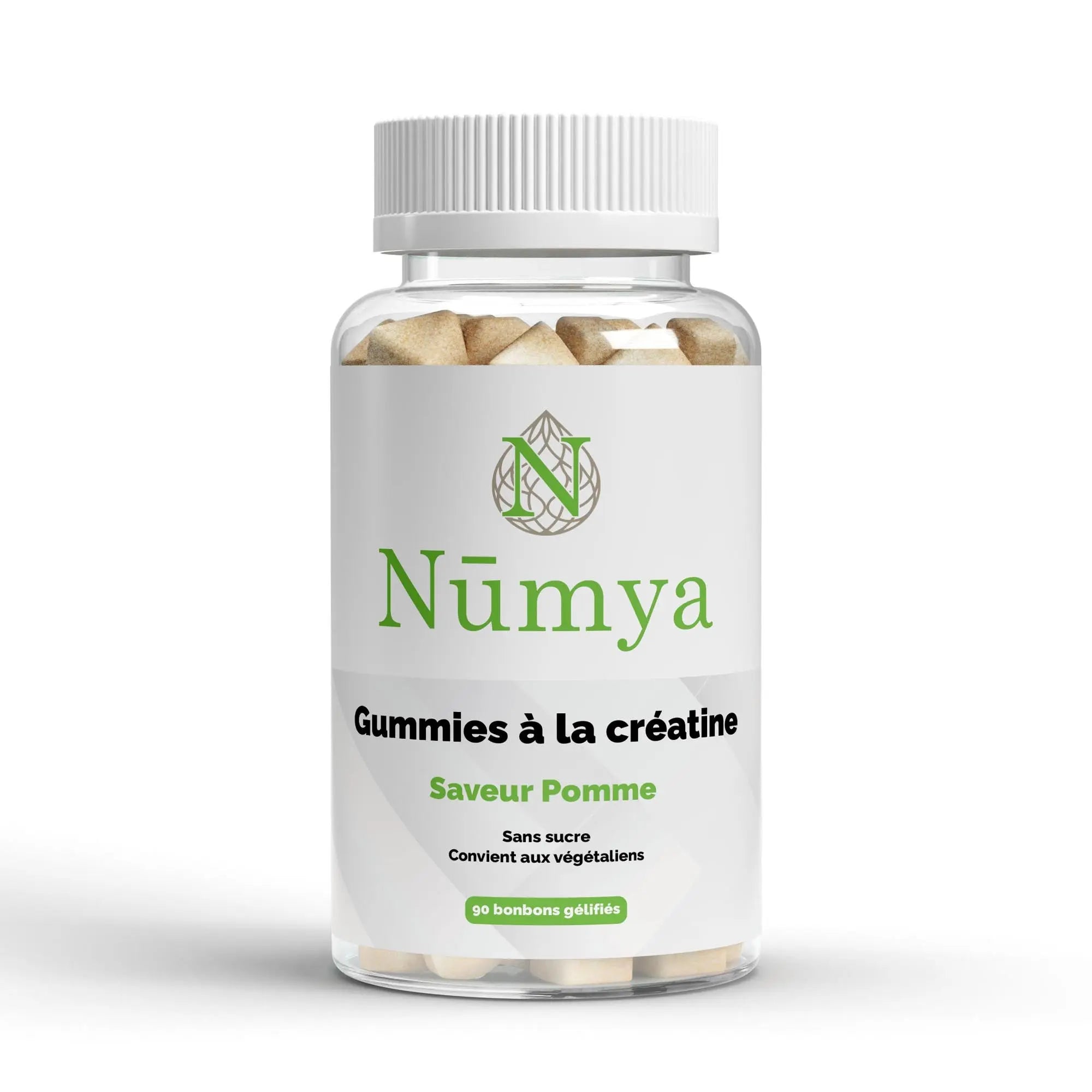 Gummies à la Créatine - Pomme - 90 Gommes Vegan Nūmya