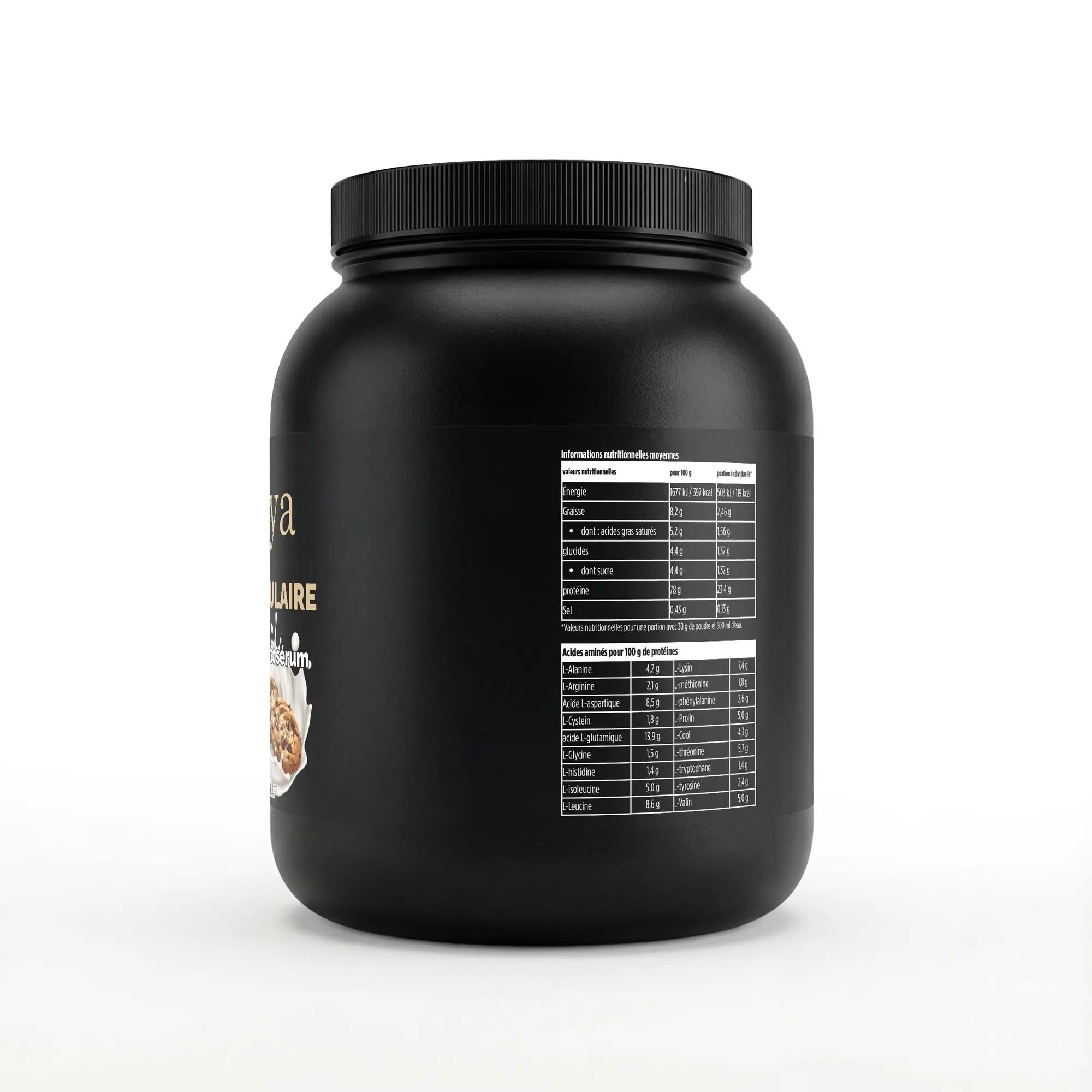 Protéines de lactosérum premium au Cookies - 1 000 g ChanceToBrand