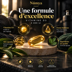Vitamine D3 4000 UI - 180 Capsules Halal Nūmya
