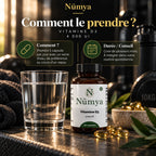 Vitamine D3 4000 UI - 180 Capsules Halal Nūmya