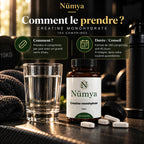 Créatine monohydrate comprimés - 180 comprimés vegan Nūmya