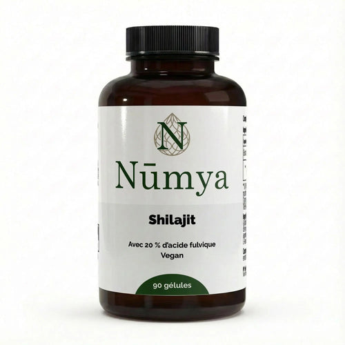 Shilajit 20% acide fulvique - 90 gélules véganes Nūmya
