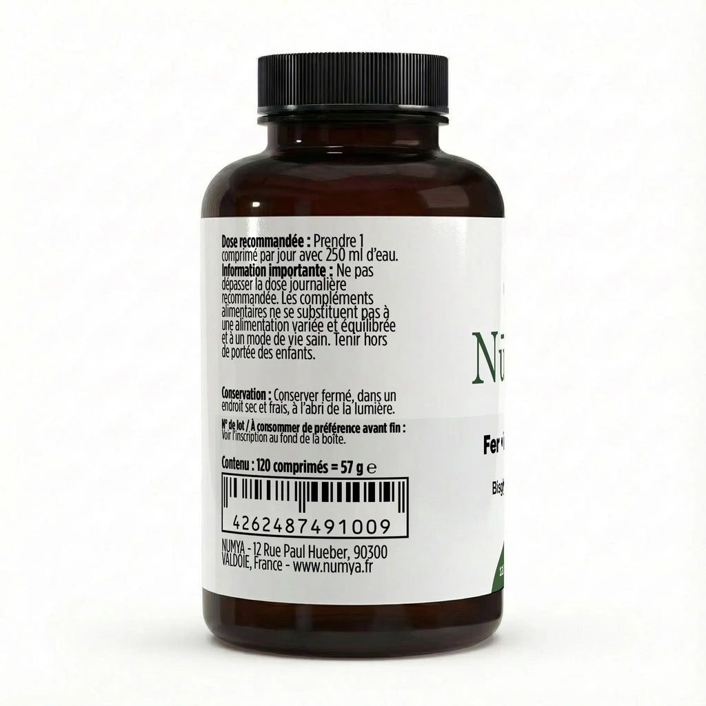 Fer + Vitamine C - 120 comprimés vegan ChanceToBrand