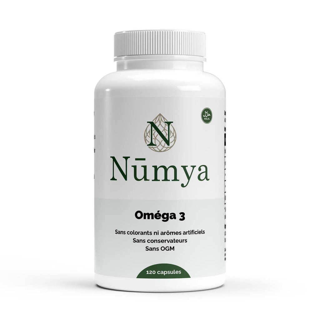 Oméga 3 Triglycérides 18/12 - 120 Capsules Halal Nūmya