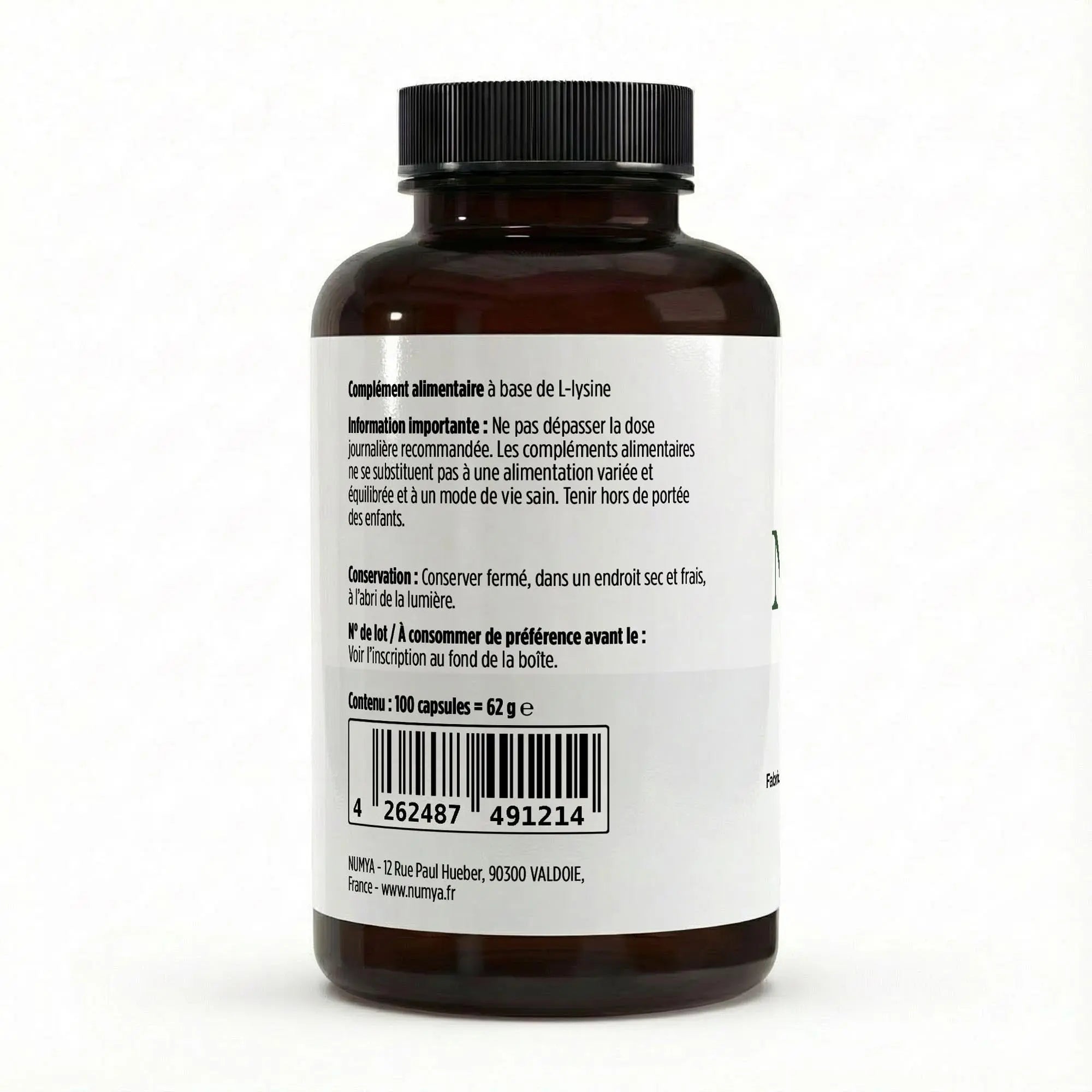 L-Lysine - 100 gélules ChanceToBrand