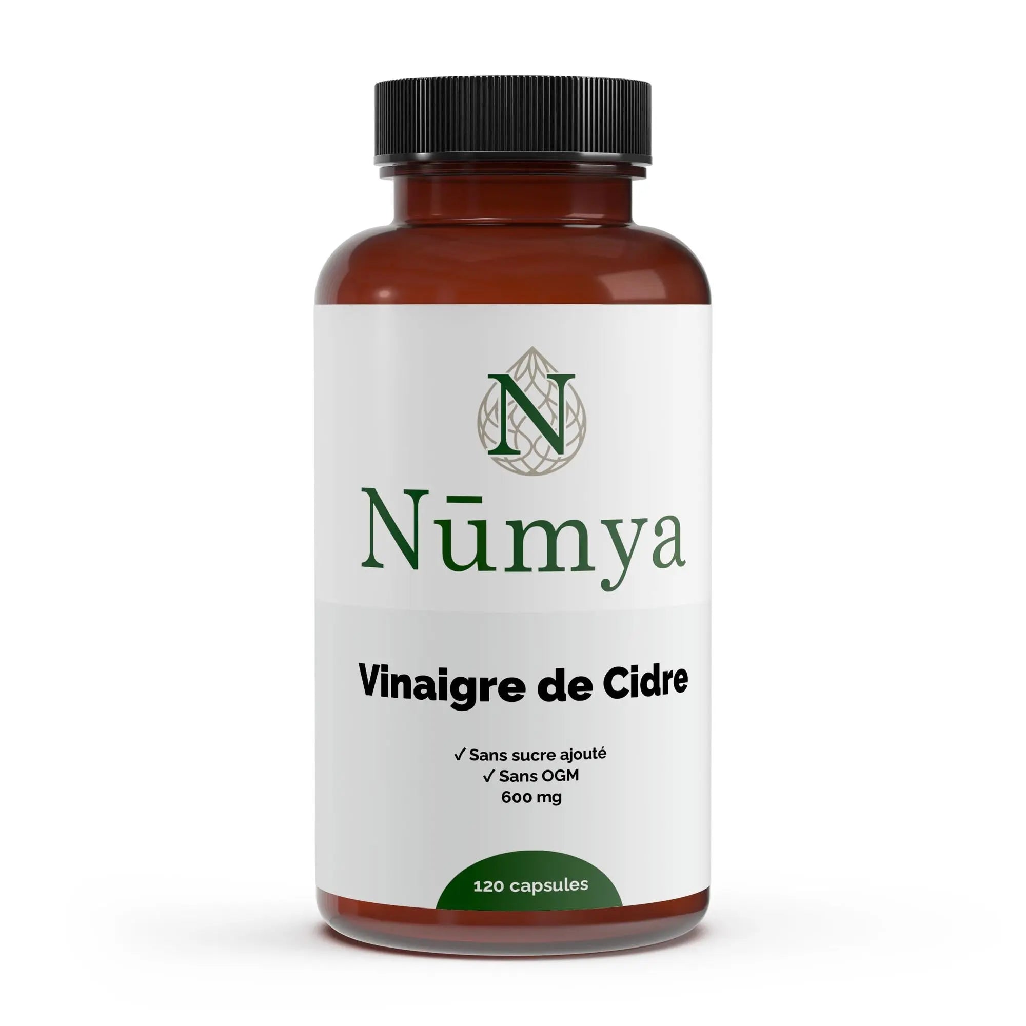Extrait de Vinaigre de Cidre (600 mg/gélule) - 120 gélules vegan ChanceToBrand