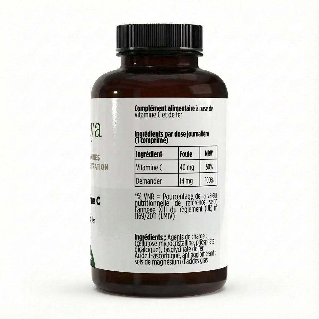 Fer + Vitamine C - 120 comprimés vegan ChanceToBrand