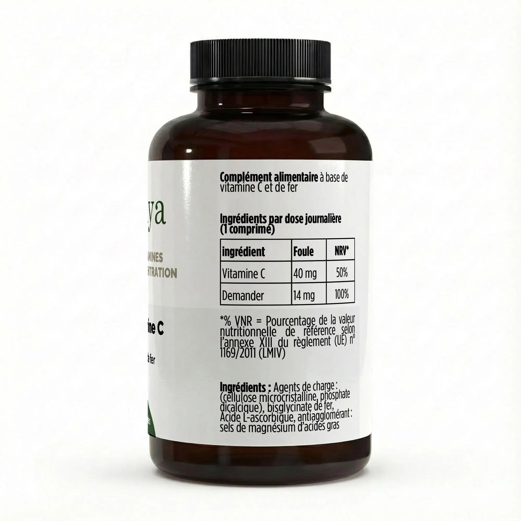 Fer + Vitamine C - 120 comprimés vegan ChanceToBrand