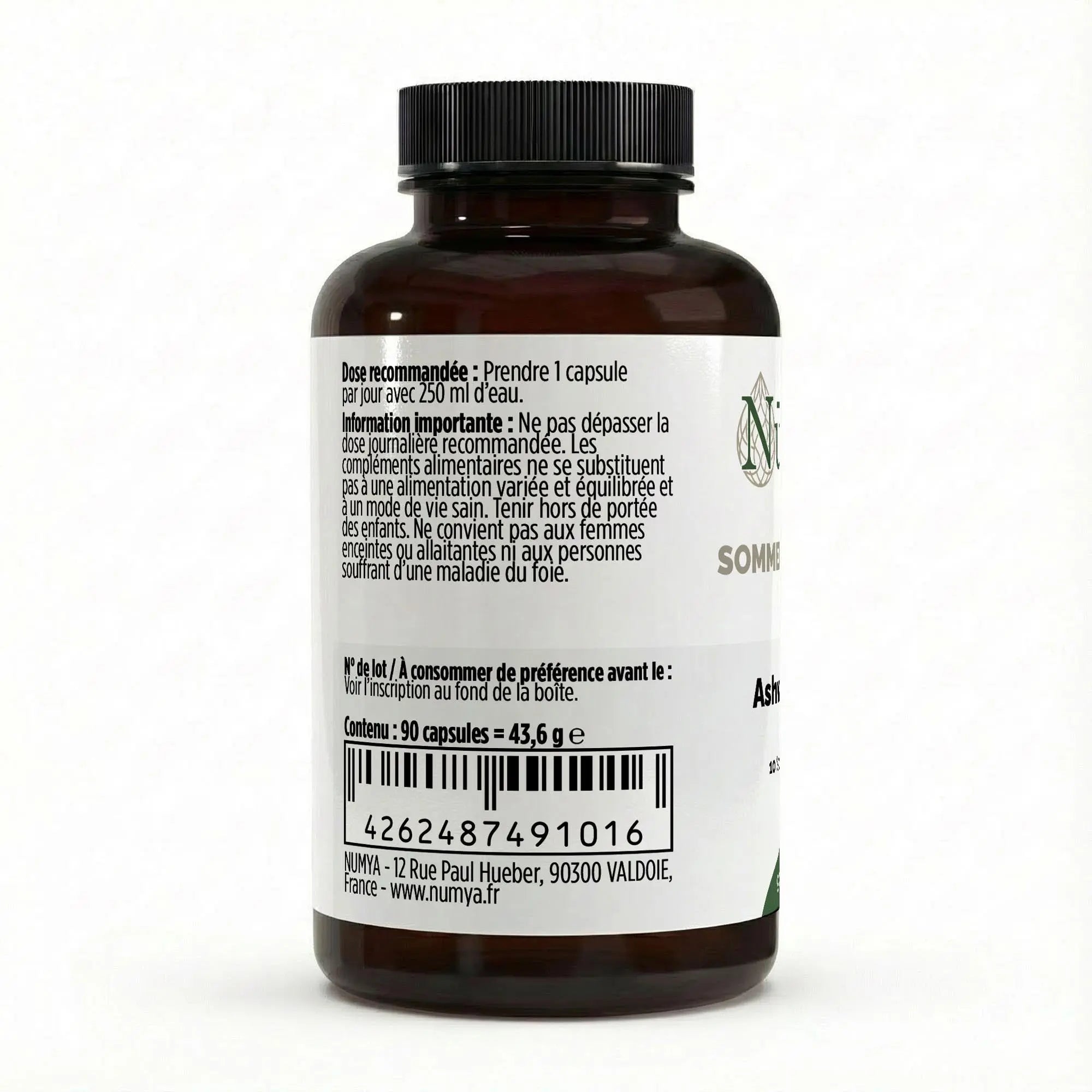 Ashwagandha (10% Withanolides) - 90 gélules vegan ChanceToBrand
