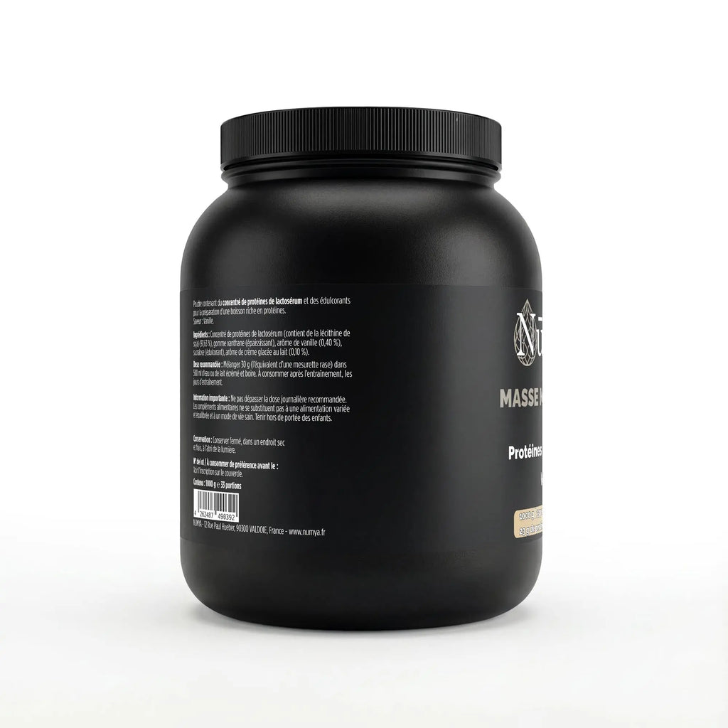 Protéines de lactosérum premium à la Vanille - 1 000g ChanceToBrand