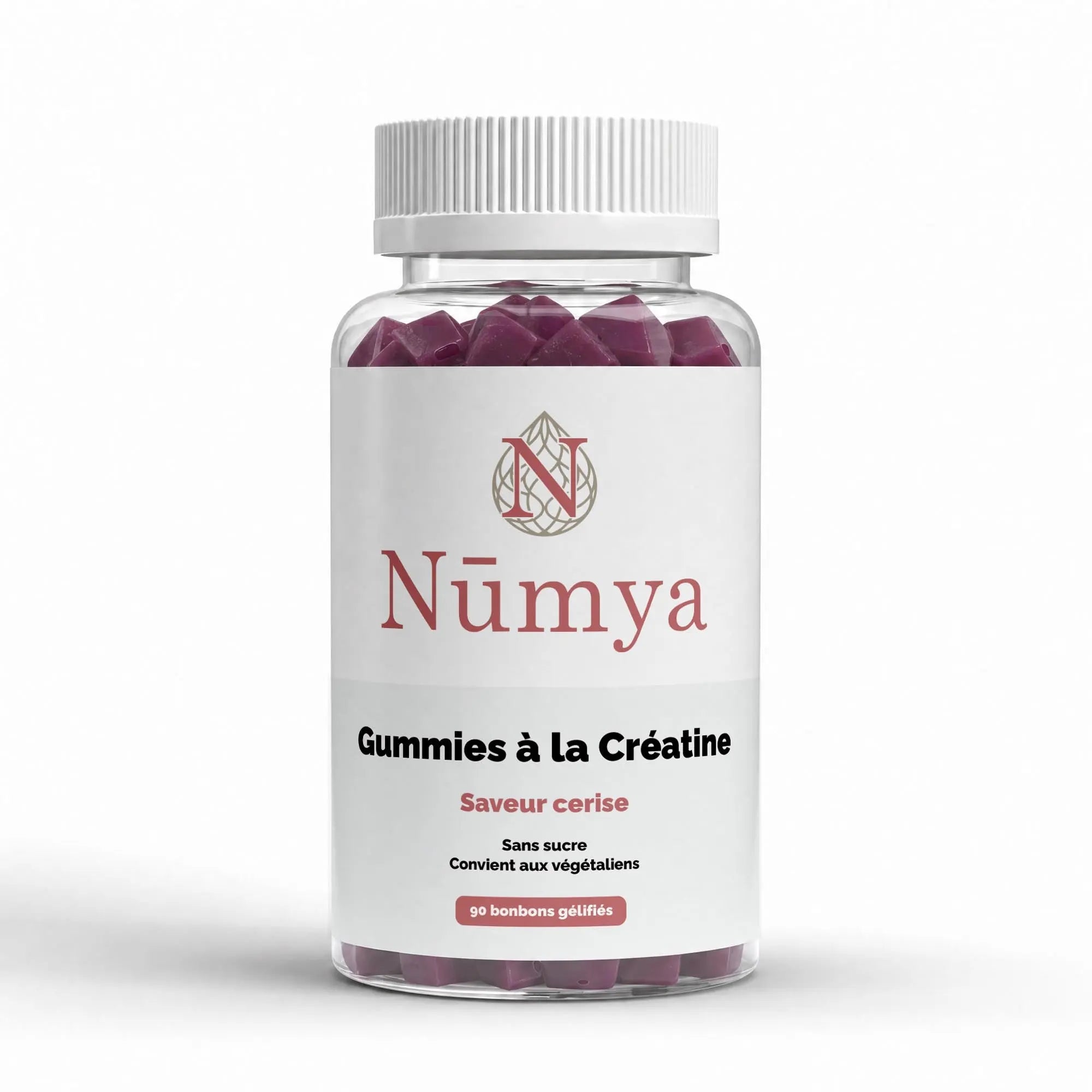 Gummies à la Créatine - Cerise - 90 Gommes Vegan Nūmya