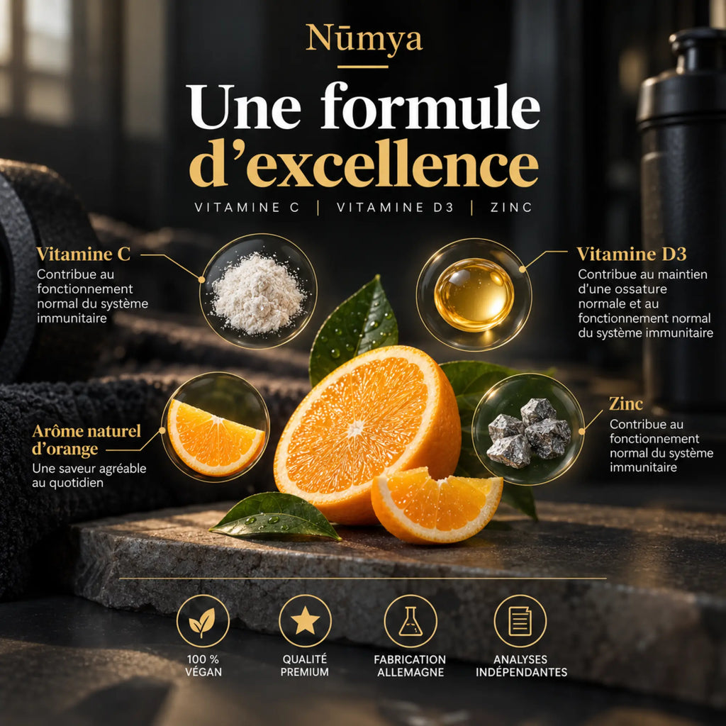 Vita Shield PLUS+ - 50 Shots Vegan Orange - 500 ml Nūmya