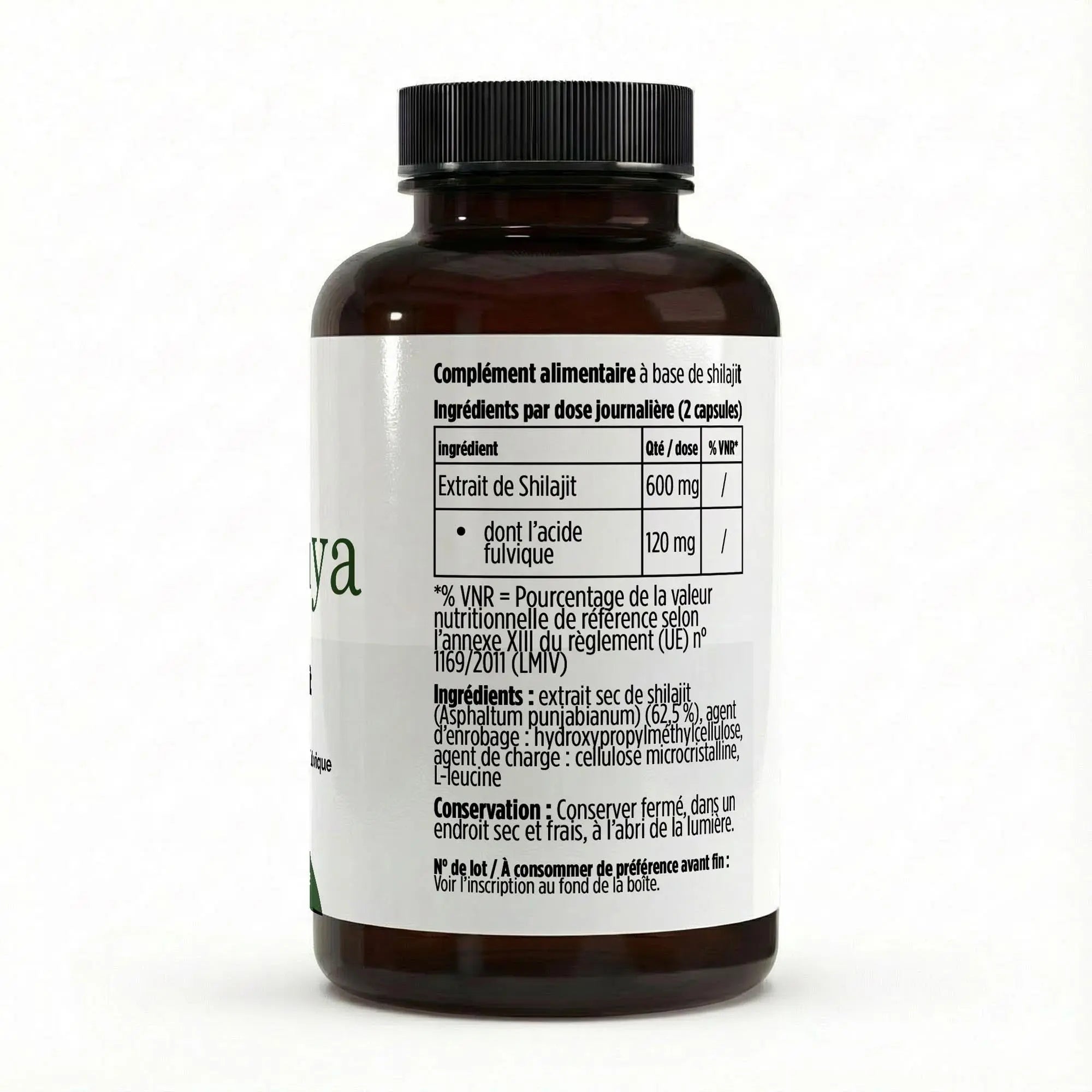 Shilajit (20% Acide Fulvique) - 90 Gélules Véganes ChanceToBrand