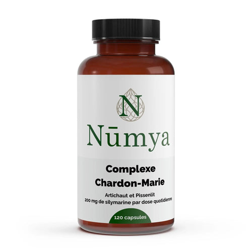 Complexe Chardon-Marie Artichaut Pissenlit - 120 gélules Nūmya
