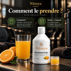 Vita Complete PLUS+ - 50 Shots Vegan Orange - 500 ml Nūmya