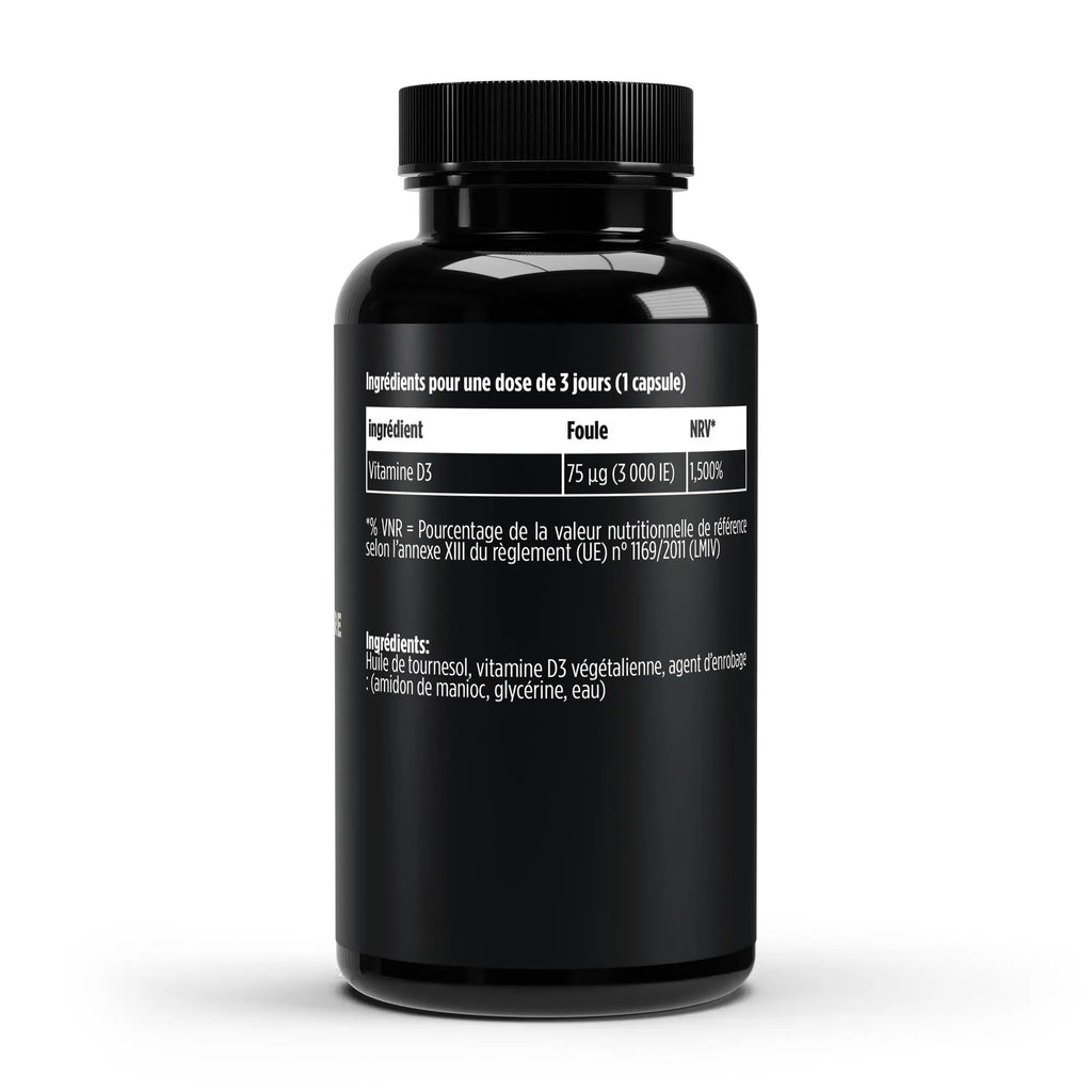 Vitamine D3 3000 UI - 60 Softgels vegan ChanceToBrand