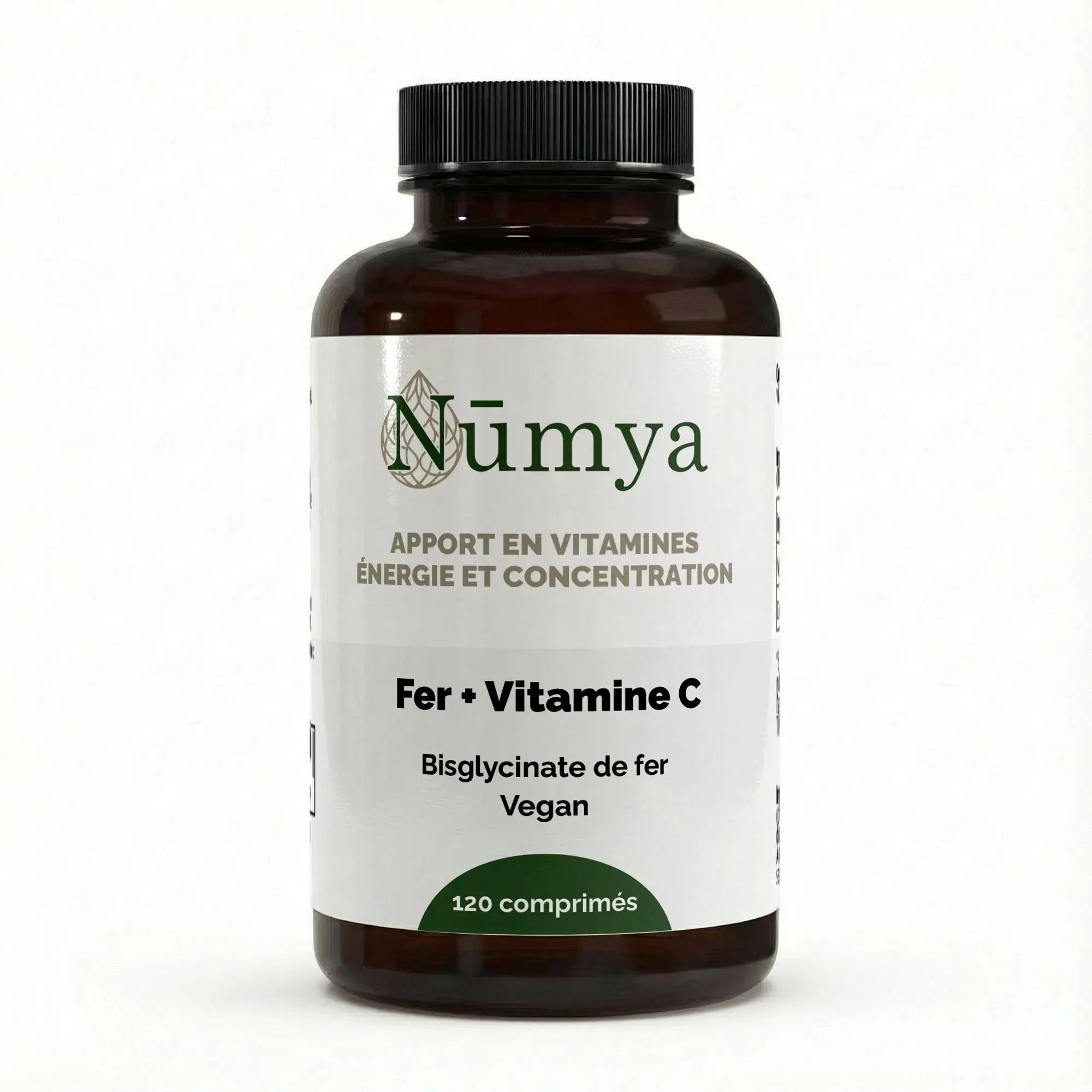 Fer + Vitamine C - 120 comprimés vegan ChanceToBrand