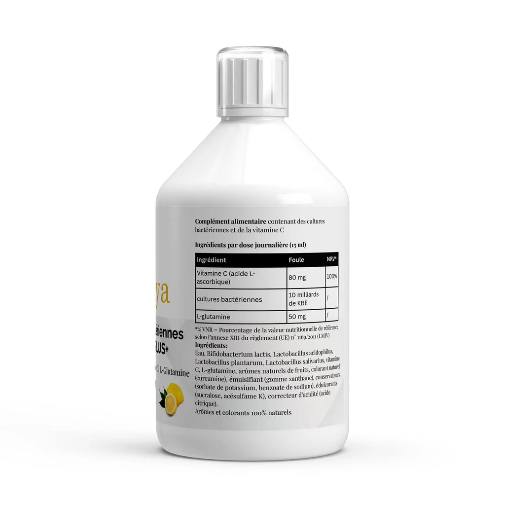 Vita Balance PLUS+ Cultures Bactériennes - 33 Shots vegan Citron - 500 ml ChanceToBrand