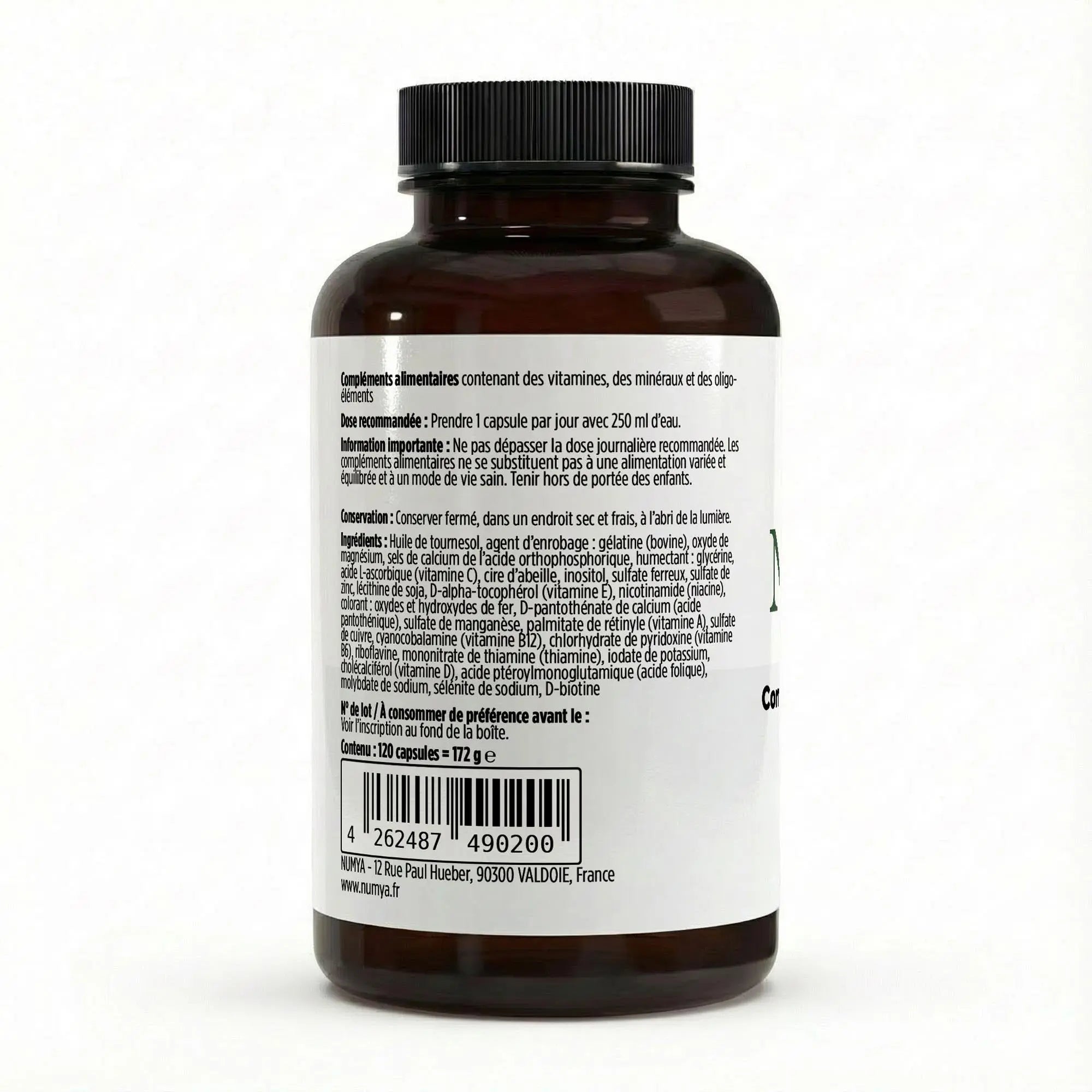 Complexe Multivitamines et Minéraux - 120 Softgels Halal ChanceToBrand