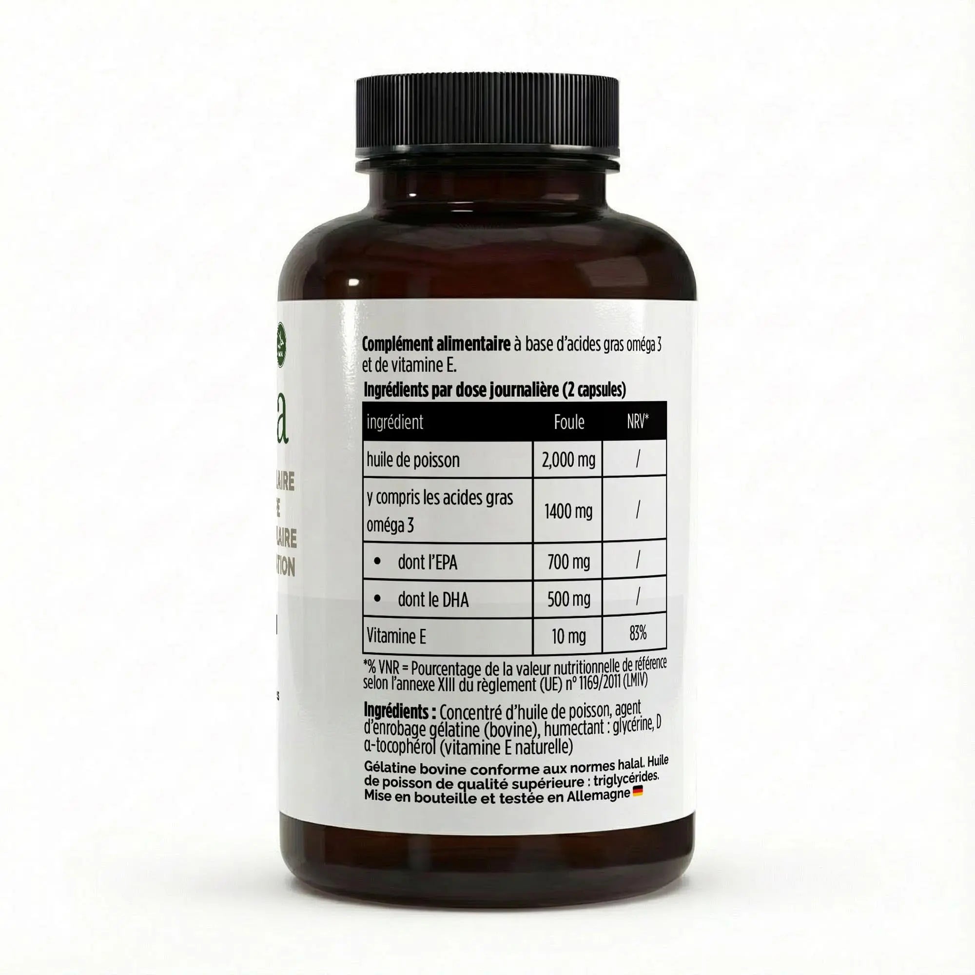 Oméga 3 Max 35/25 - 120 Softgels Certifié Halal ChanceToBrand