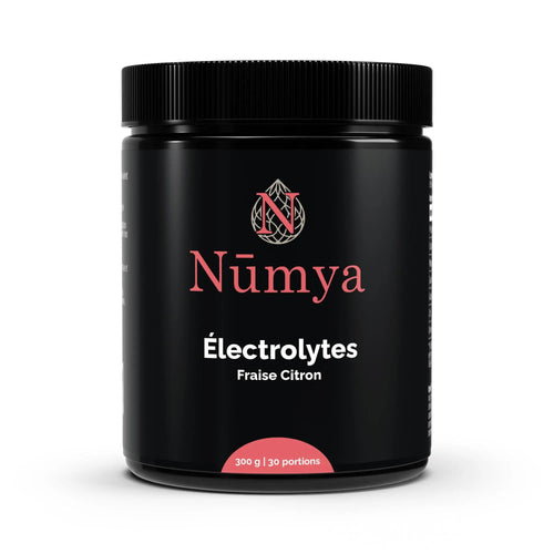 Électrolytes en Poudre Fraise Citron - 300 g Nūmya