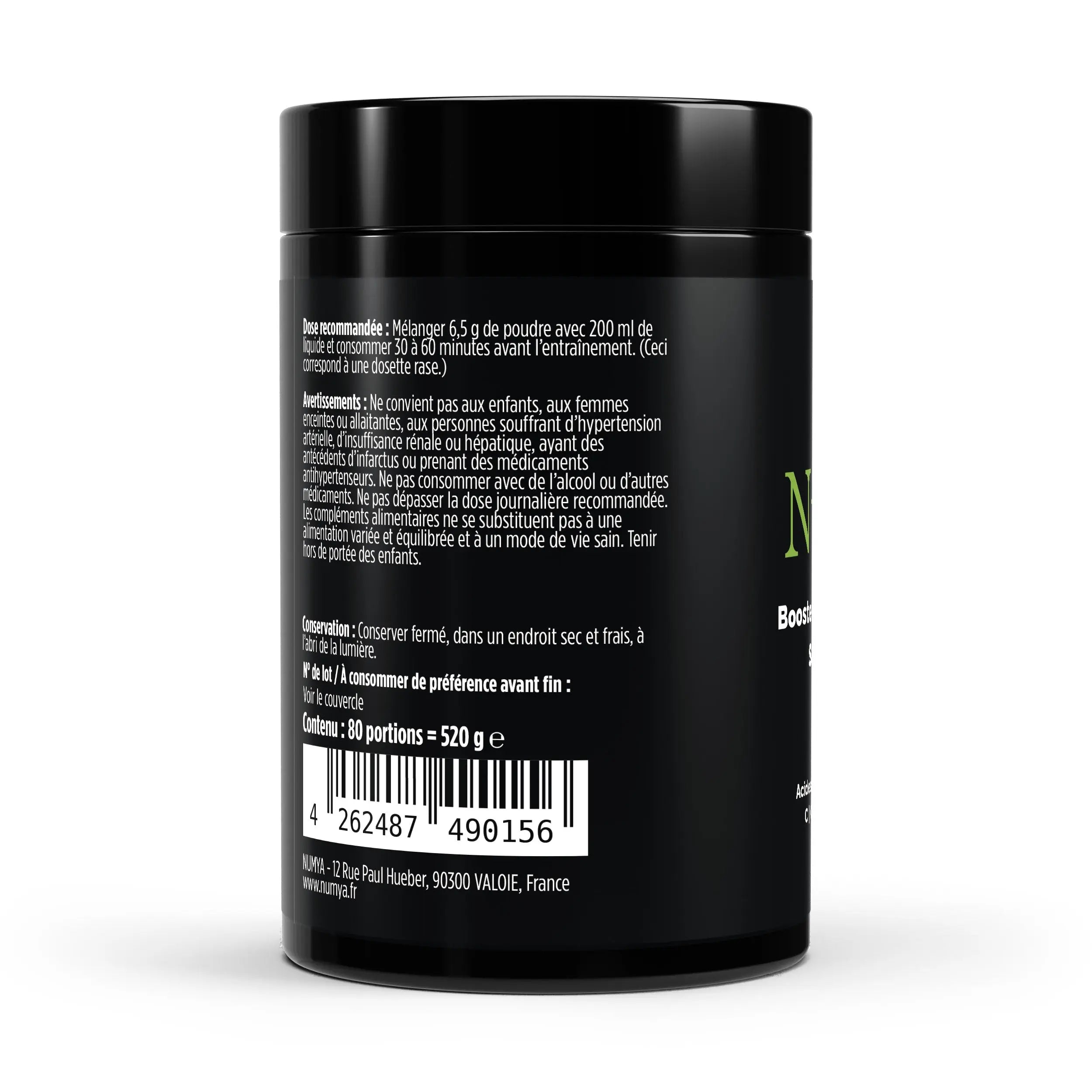 Booster Pré-Entraînement Pomme - 520 g ChanceToBrand