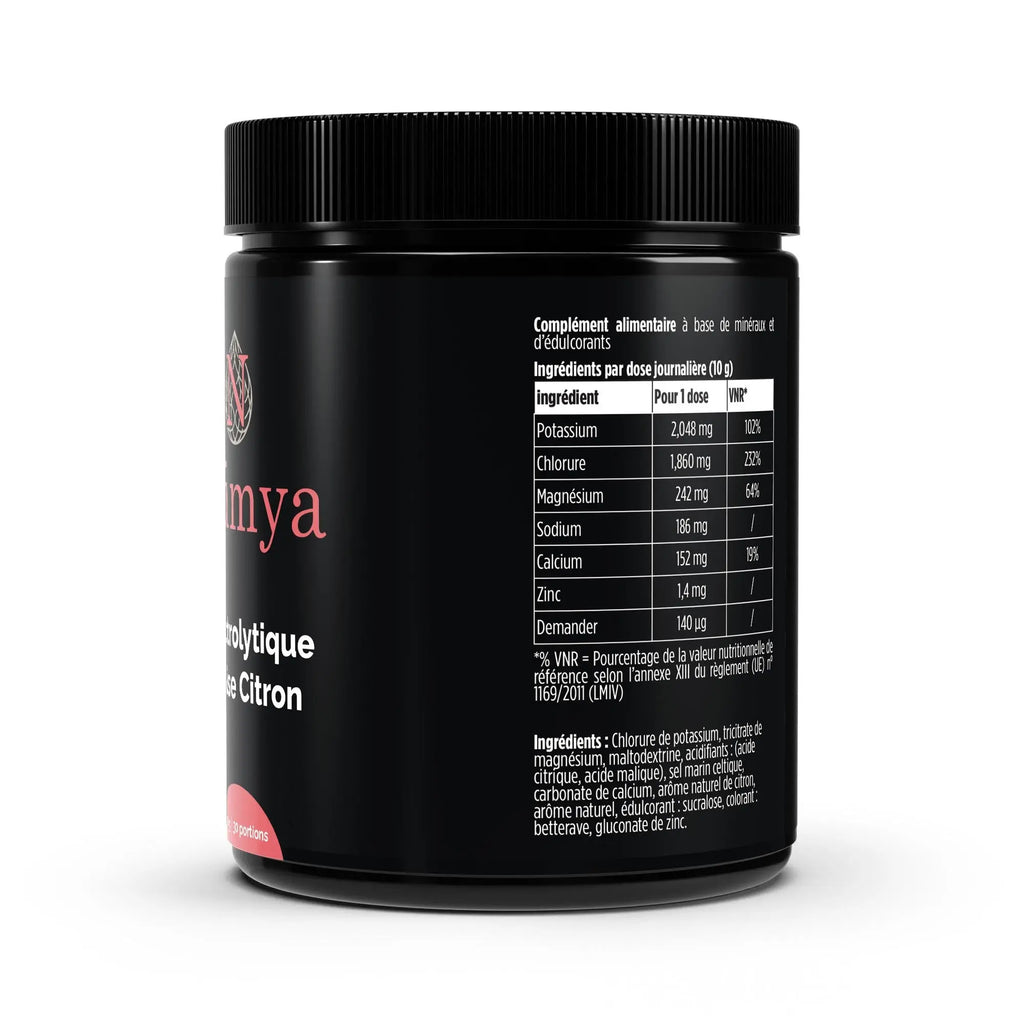 Électrolytes en Poudre Fraise Citron - 300 g Nūmya