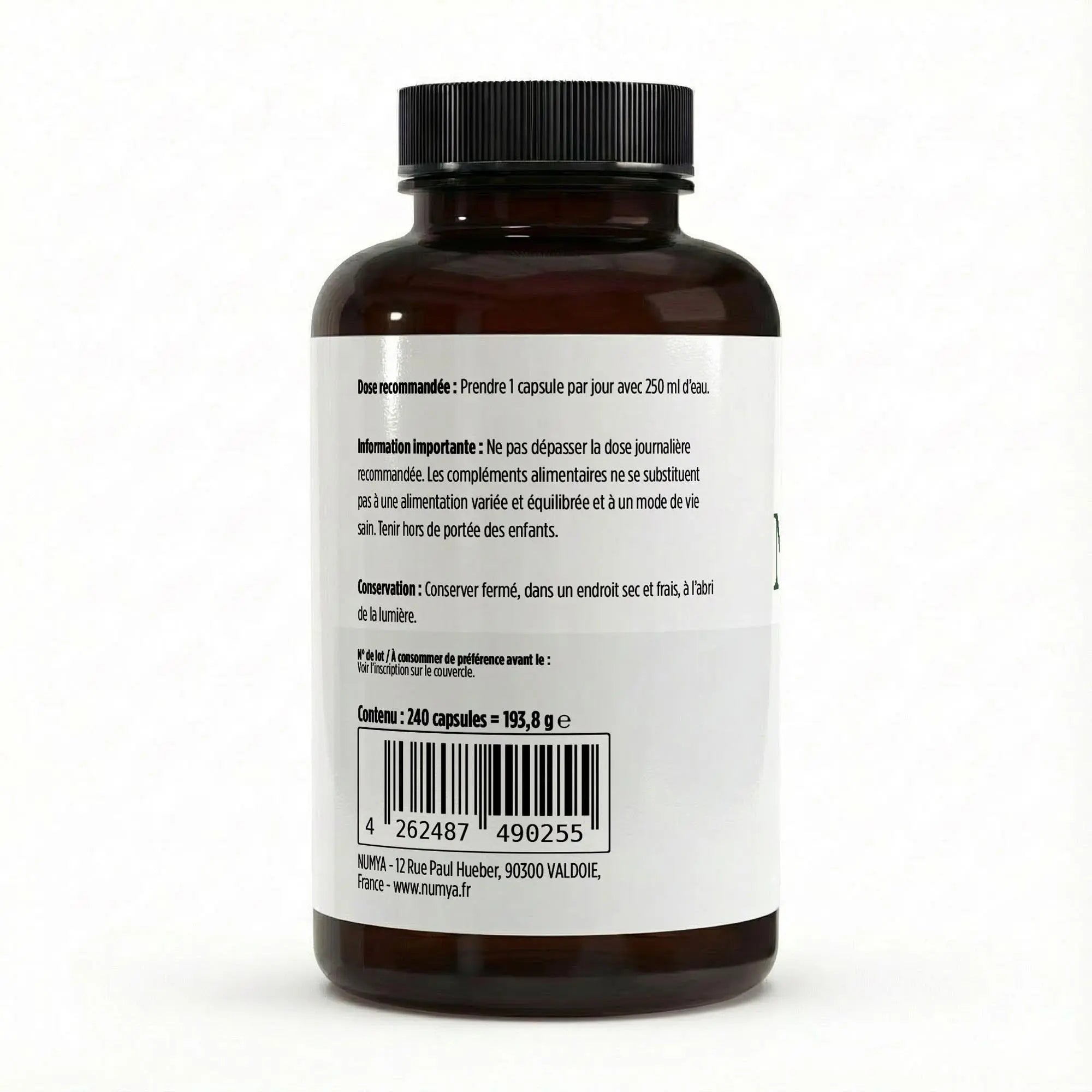 Vitamine C tamponnée 500 mg + Magnésium - 240 gélules ChanceToBrand