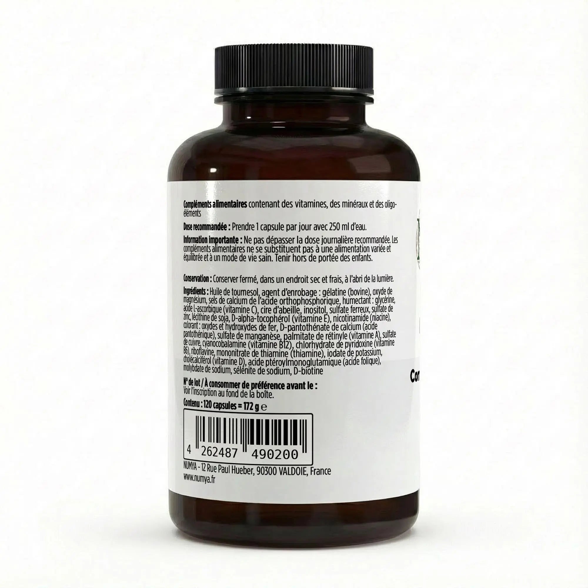 Complexe Multivitamines et Minéraux - 120 Softgels Halal ChanceToBrand