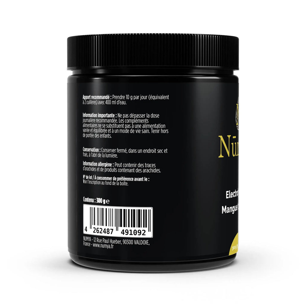 Électrolytes en Poudre Mangue Tropicale - 300 g Nūmya