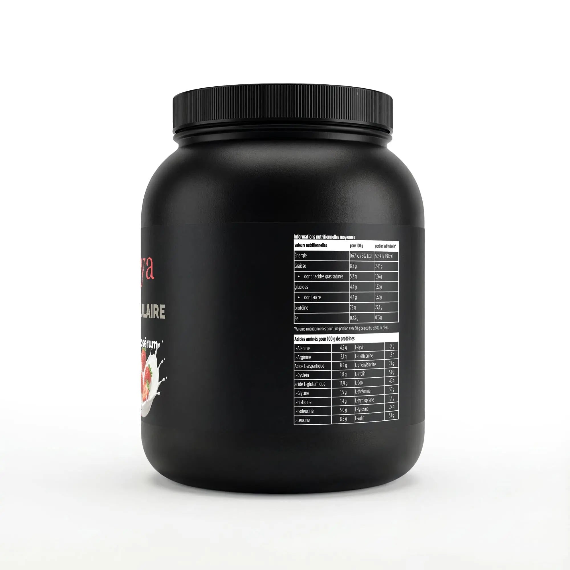 Protéines de lactosérum premium à la Fraise - 1 000g ChanceToBrand