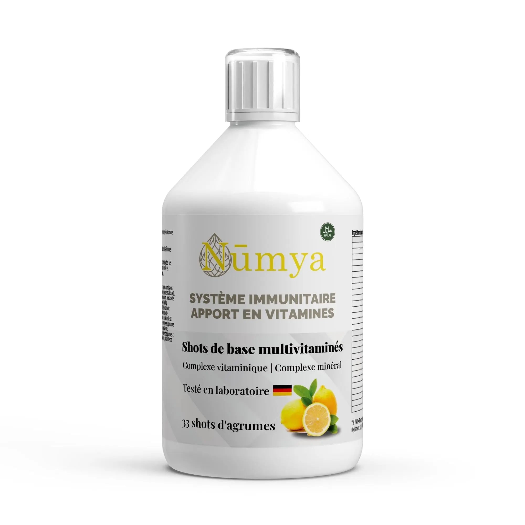 Multivitamines Basic Shots Plus+ - 500 ml - Certifié halal ChanceToBrand
