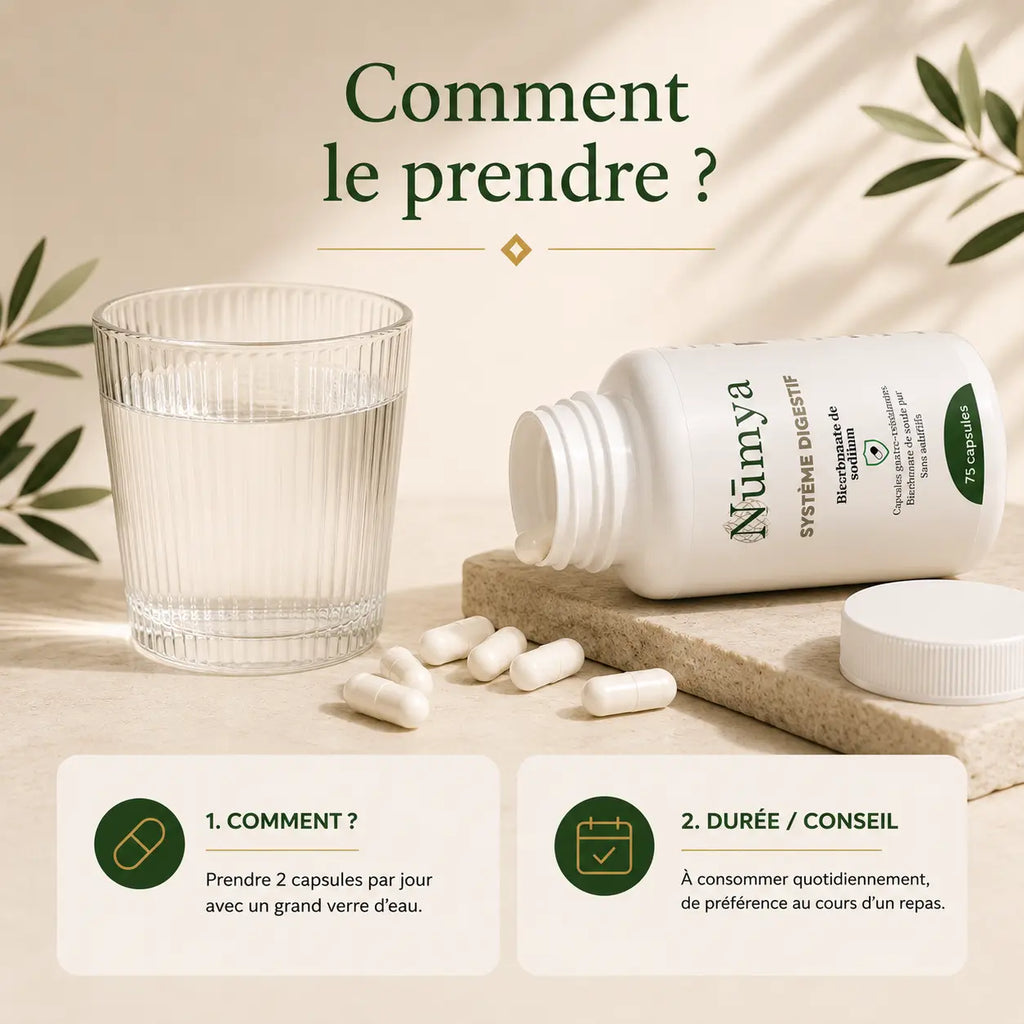 Bicarbonate de Soude Gastrorésistant - 120 gélules ChanceToBrand