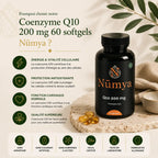 Coenzyme Q10 200 mg - 60 Softgels Certifié Halal ChanceToBrand