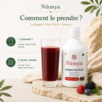 Collagène Vital PLUS+ - 33 Shots - Fruits des Bois - 500 ml Nūmya