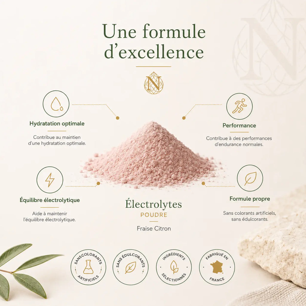 Électrolytes en Poudre Fraise Citron - 300 g ChanceToBrand