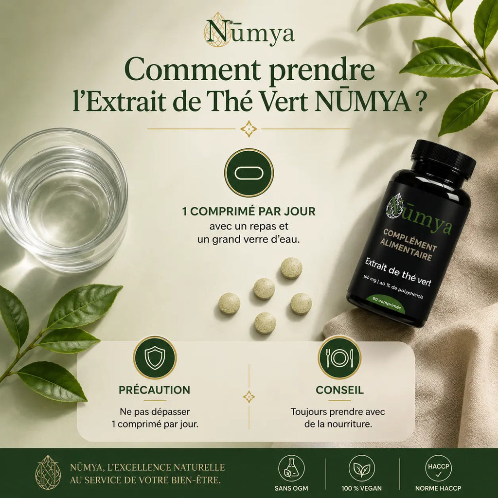 Extrait de Thé Vert 40% Polyphénols - 60 gélules ChanceToBrand