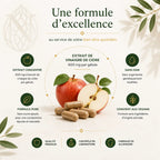 Extrait de Vinaigre de Cidre (600 mg/gélule) - 120 gélules vegan ChanceToBrand