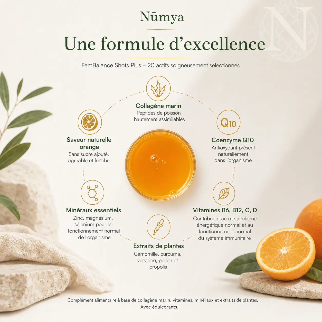 FemBalance Shots Plus+ - 500ml Nūmya
