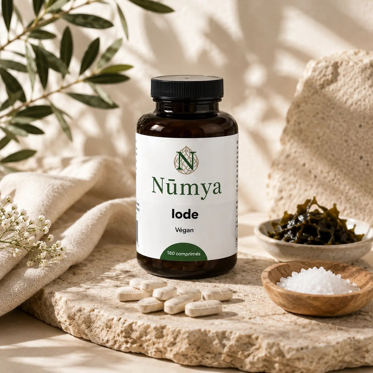 Iode - 180 comprimés vegan Nūmya