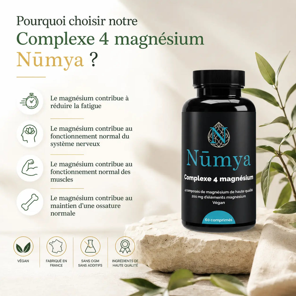 Magnésium Complexe 4x - 60 comprimés vegan ChanceToBrand