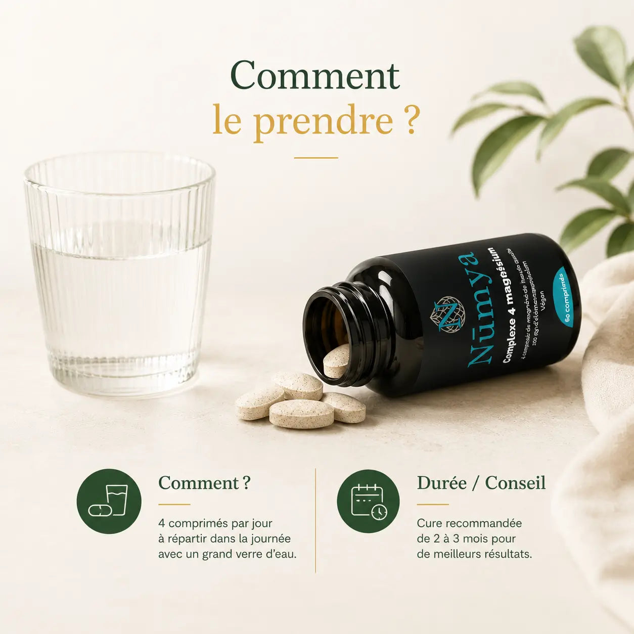 Magnésium Complexe 4x - 60 comprimés vegan ChanceToBrand