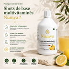 Multivitamines Basic Shots Plus+ - 500 ml - Certifié halal Nūmya
