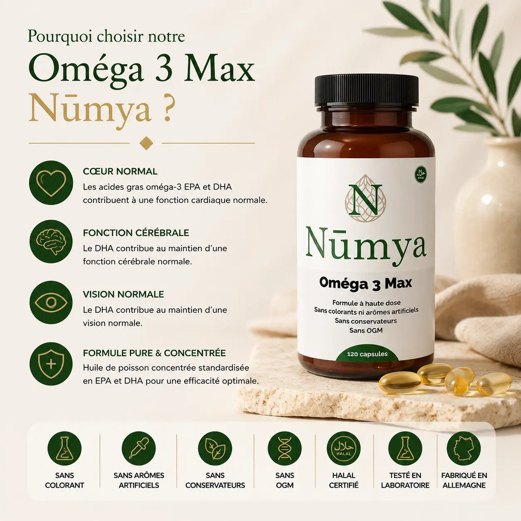 Oméga 3 Max 35/25 - 120 Softgels Certifié Halal ChanceToBrand