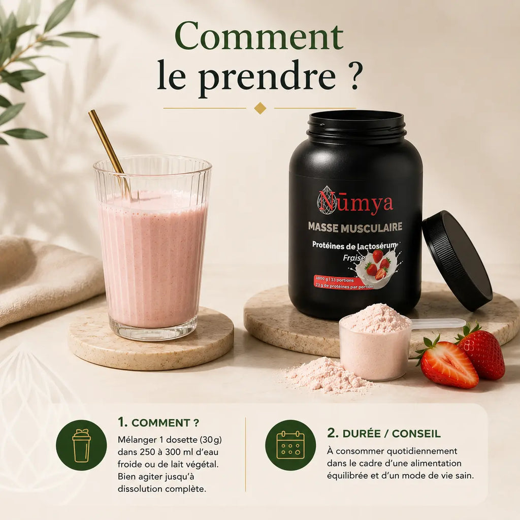 Protéines de lactosérum premium à la Fraise - 1 000g ChanceToBrand