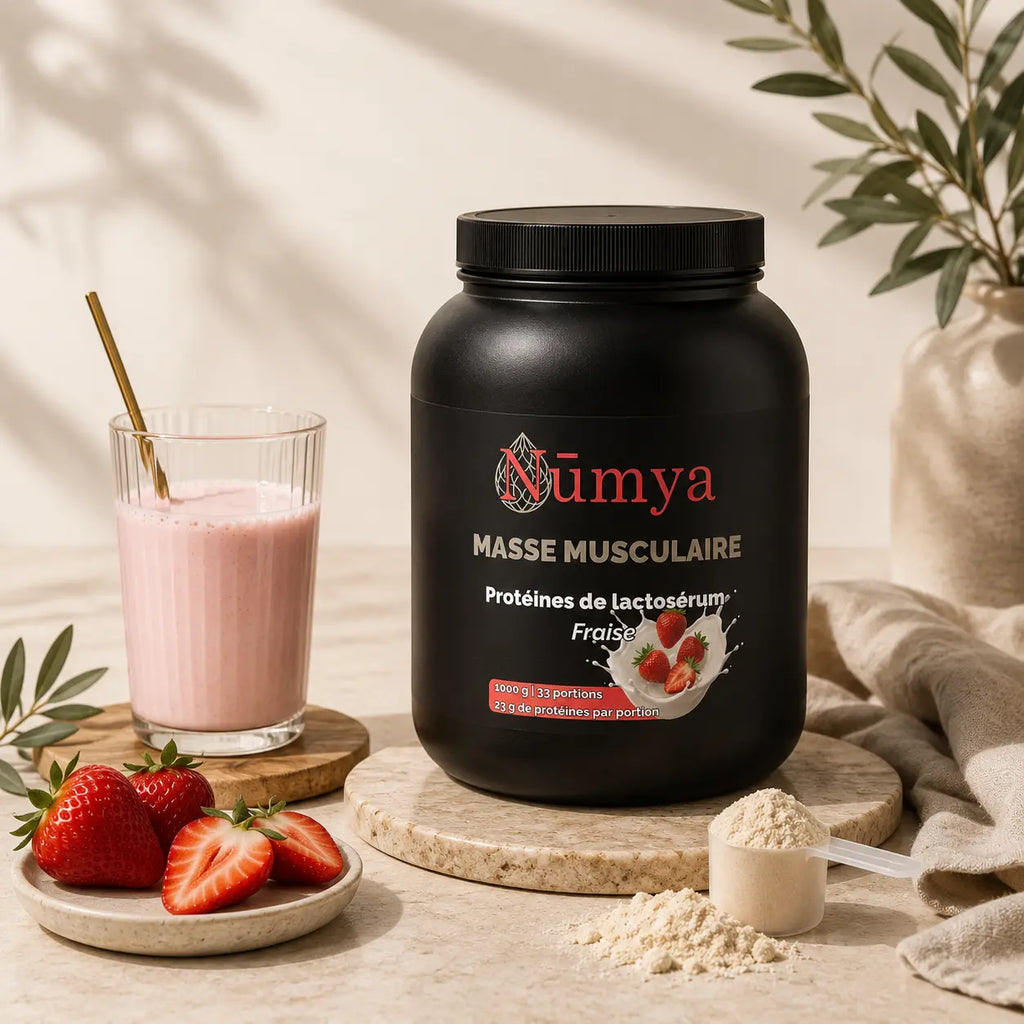 Protéines de lactosérum premium à la Fraise - 1 000g ChanceToBrand