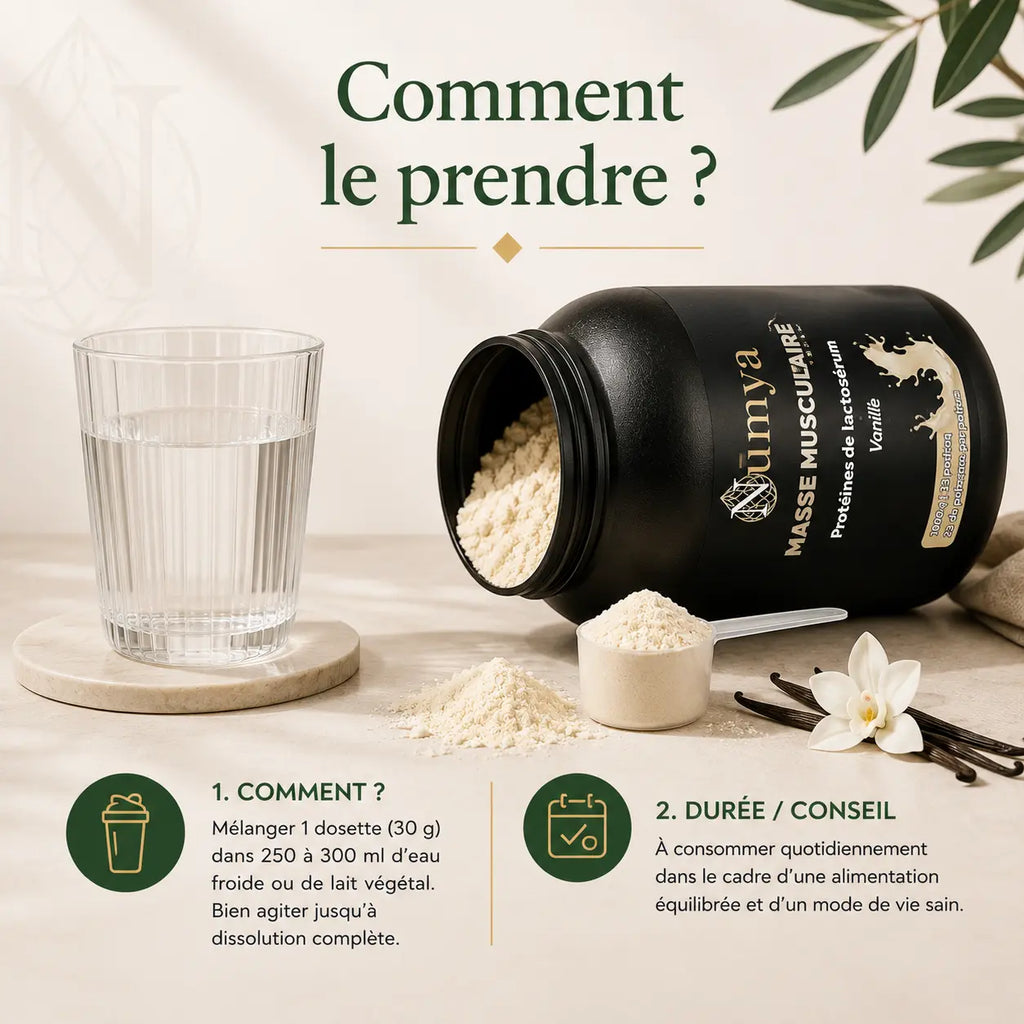 Protéines de lactosérum premium à la Vanille - 1 000g ChanceToBrand
