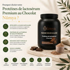 Protéines de lactosérum premium au chocolat - 1 000 g ChanceToBrand