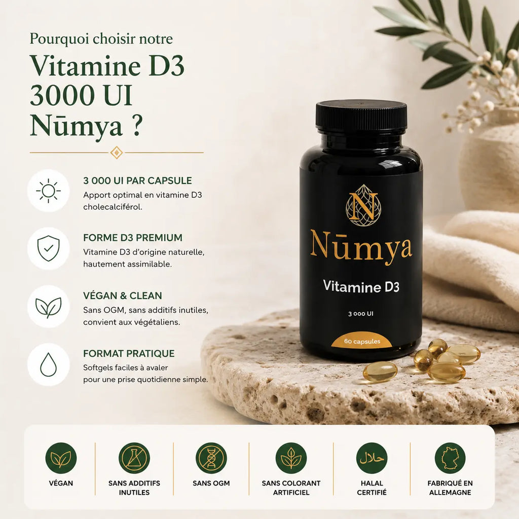 Vitamine D3 3000 UI - 60 Softgels vegan ChanceToBrand